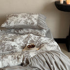 Heritage Meadow Toile Ruched Bedding Set