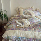 Roseveil Garden Ruched & Ruffle Tencel Bedding Set