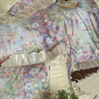 Roseveil Garden Ruched & Ruffle Tencel Bedding Set