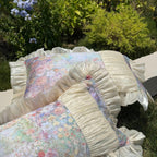 Roseveil Garden Ruched & Ruffle Tencel Bedding Set