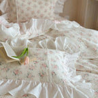 Blossom Puff Ruffle Muslin Bedding Set