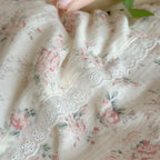 Blossom Puff Ruffle Muslin Bedding Set