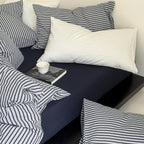 Harbor Breeze Stripe Seersucker Duvet Cover