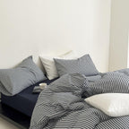 Harbor Breeze Stripe Seersucker Duvet Cover