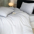 Frostline Stripe Seersucker Duvet Cover