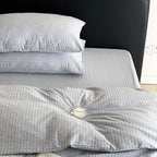 Frostline Stripe Seersucker Duvet Cover
